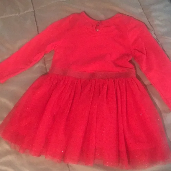 Sparkly Tulle skirted Dress with Pengiun & Matching Tights - Picture 8 of 8